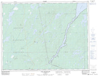 032J08 Baie Penicouane Canadian topographic map, 1:50,000 scale