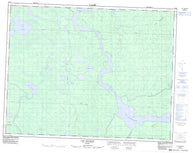 032K05 Lac Maurice Canadian topographic map, 1:50,000 scale