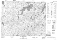 032K08 Lac Amisquioumisca Canadian topographic map, 1:50,000 scale