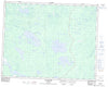 032K13 Lac Rodayer Canadian topographic map, 1:50,000 scale