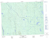 032L07 Riviere Des Aulnes Canadian topographic map, 1:50,000 scale