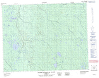 032L10 Riviere Missisicabi Ouest Canadian topographic map, 1:50,000 scale