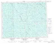 032L Riviere Harricana Canadian topographic map, 1:250,000 scale
