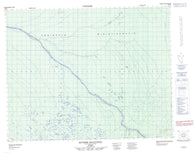 032M03 Riviere Iscouistic Canadian topographic map, 1:50,000 scale