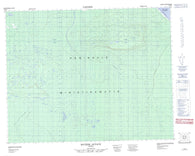 032M06 Riviere Octave Canadian topographic map, 1:50,000 scale