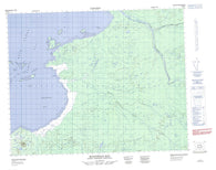 032M15 Boatswain Bay Canadian topographic map, 1:50,000 scale