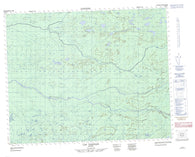 032M16 Lac Coignan Canadian topographic map, 1:50,000 scale