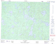 032N01 Lac Legoff Canadian topographic map, 1:50,000 scale