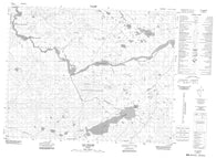 032N04 Lac Colomb Canadian topographic map, 1:50,000 scale