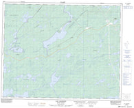 032N09 Lac Champion Canadian topographic map, 1:50,000 scale