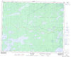 032N10 Lac Jolliet Canadian topographic map, 1:50,000 scale