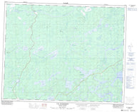 032N11 Lac Boisrobert Canadian topographic map, 1:50,000 scale