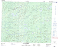 032N15 Lac Chambois Canadian topographic map, 1:50,000 scale