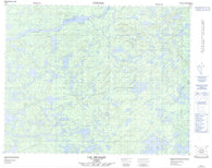 032O05 Lac Bechard Canadian topographic map, 1:50,000 scale