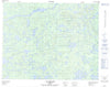 032O05 Lac Bechard Canadian topographic map, 1:50,000 scale