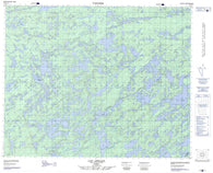 032O13 Lac Abigail Canadian topographic map, 1:50,000 scale