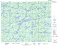 032O16 Lac De La Maree Canadian topographic map, 1:50,000 scale