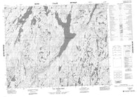 032P01 Lac Temiscamie Canadian topographic map, 1:50,000 scale