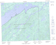 032P02 Lac Kallio Canadian topographic map, 1:50,000 scale