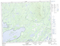 032P07 Lac Clairy Canadian topographic map, 1:50,000 scale