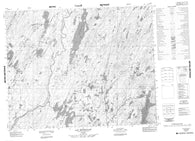 032P08 Lac Bethoulat Canadian topographic map, 1:50,000 scale