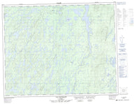 032P11 Lac Gochigami Canadian topographic map, 1:50,000 scale