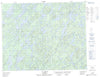 032P12 Lac Comeau Canadian topographic map, 1:50,000 scale