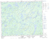 032P14 Lac Chamic Canadian topographic map, 1:50,000 scale