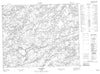033A03 Lac Autric Canadian topographic map, 1:50,000 scale