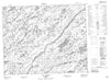 033A07 Lac Cadieux Canadian topographic map, 1:50,000 scale