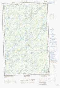 033A08W Ile Bohier Canadian topographic map, 1:50,000 scale