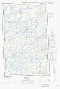 033A09E Lac H cla Canadian topographic map, 1:50,000 scale