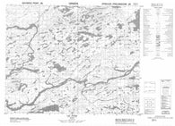 033B04 Lac Natel Canadian topographic map, 1:50,000 scale