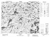 033B05 Lac Le Caron Canadian topographic map, 1:50,000 scale