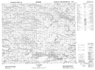 033B08 Lac Bardin Canadian topographic map, 1:50,000 scale