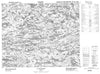 033B09 Lac Senarmont Canadian topographic map, 1:50,000 scale