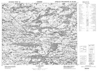 033B10 Lac Desdames Canadian topographic map, 1:50,000 scale