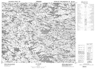 033B11 Lac Cadet Canadian topographic map, 1:50,000 scale