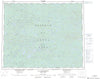 033B Lac Lichteneger Canadian topographic map, 1:250,000 scale