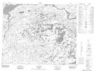 033C01 Lac Pivert Canadian topographic map, 1:50,000 scale