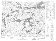 033C02 Lac Anatacau Canadian topographic map, 1:50,000 scale