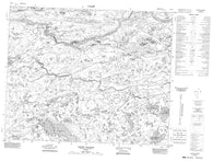 033C04 Chute Talking Canadian topographic map, 1:50,000 scale