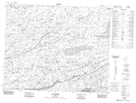 033C05 Lac Elmer Canadian topographic map, 1:50,000 scale