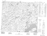 033C13  Canadian topographic map, 1:50,000 scale