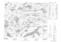 033C16 Lac Janin Canadian topographic map, 1:50,000 scale