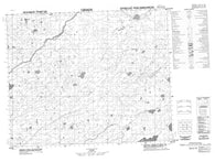 033D09  Canadian topographic map, 1:50,000 scale