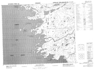 033D10 Vieux Comptoir Canadian topographic map, 1:50,000 scale