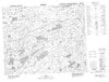 033E01  Canadian topographic map, 1:50,000 scale