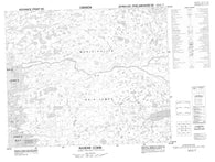 033E07 Riviere Comb Canadian topographic map, 1:50,000 scale