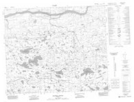 033E09 Riviere Achazi Canadian topographic map, 1:50,000 scale